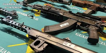 Desarticulada una organización dedicada al tráfico de armas y munición